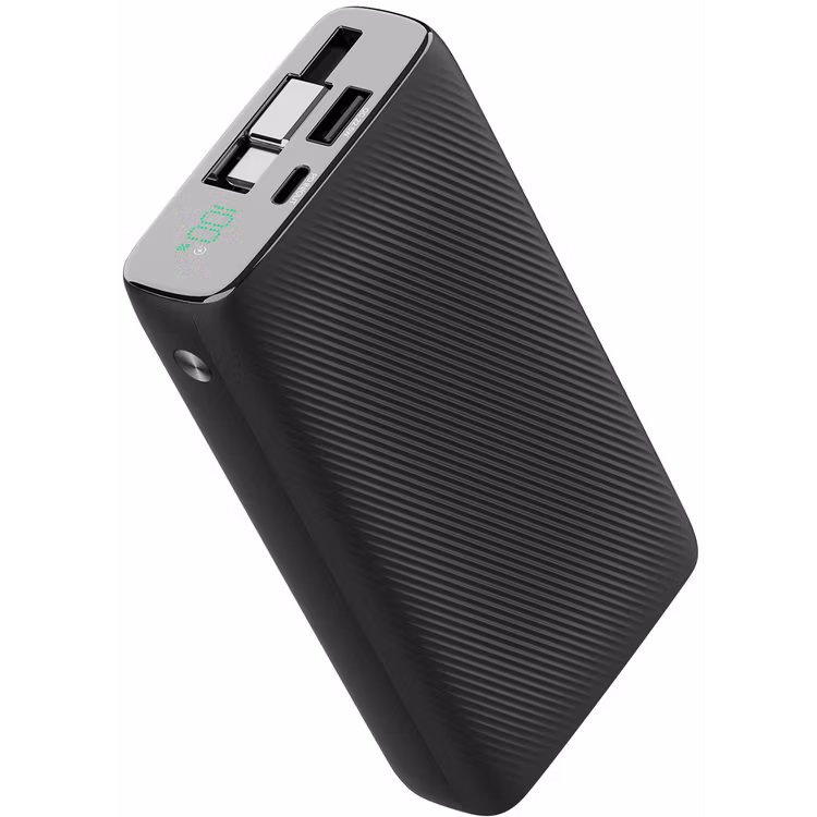 پاوربانک Powerology 20000mAh با کابل جمع‌شونده مدل ۹۴۲۰