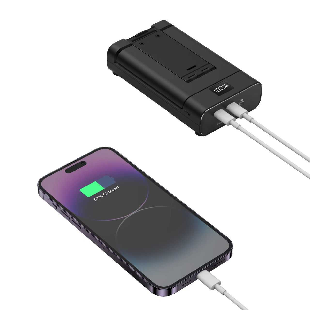 تصویر رسمی Green Lion Powerbank And Foldable Mobile Stand 10000mAh