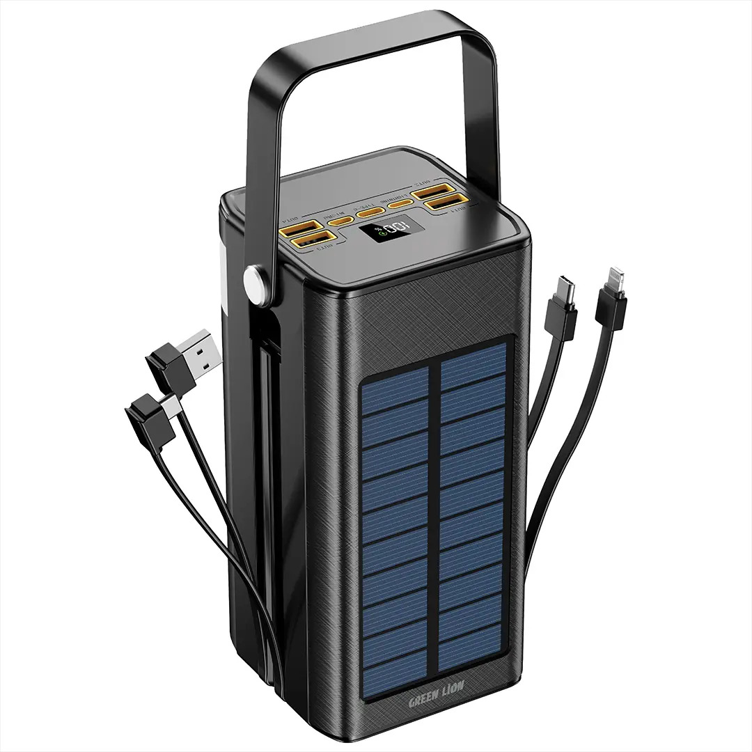 تصویر رسمی Green Lion Solar X Power Bank - Black